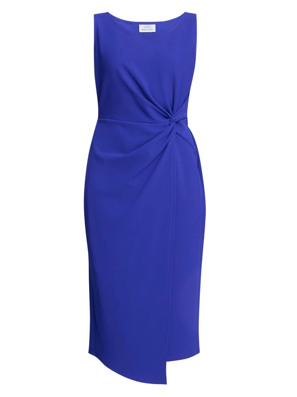 Gina Bacconi Women's Pencil Skirt Dress Cocktail, Cobalt, 12