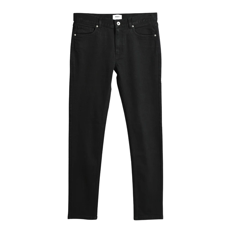 Farah Men's Drake STR Black Deni Jeans, 36 - Image 1