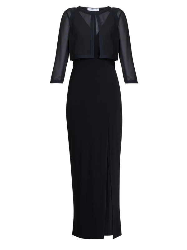 Gina Bacconi Cut Out Dress, Black, 10