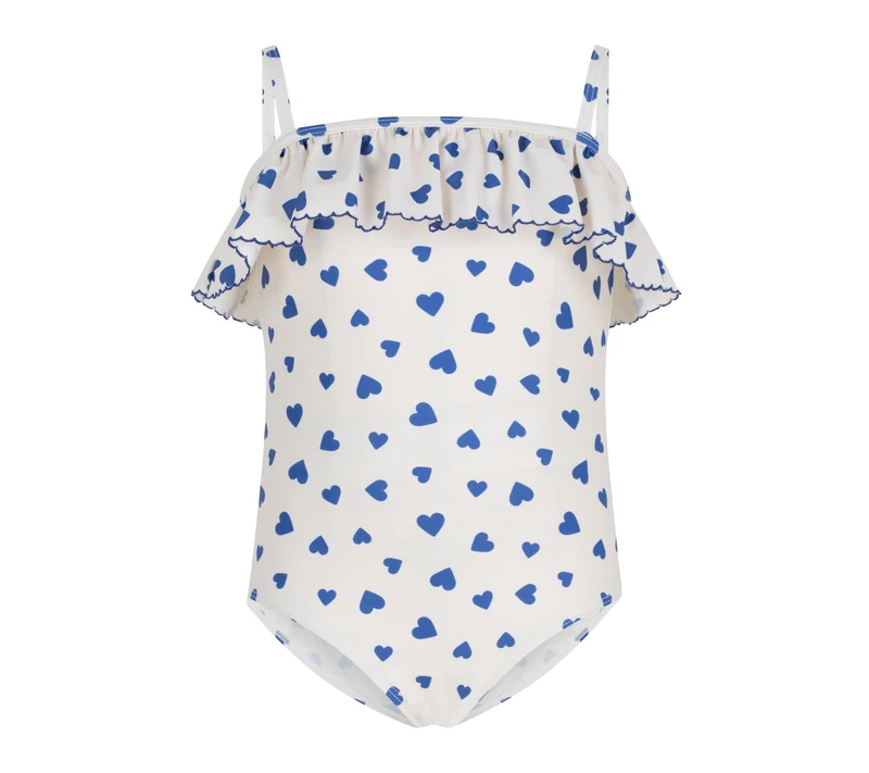 Petit Bateau A0fj6 Day Clothing, Marshmallow/Persia, 6 Years for Girls