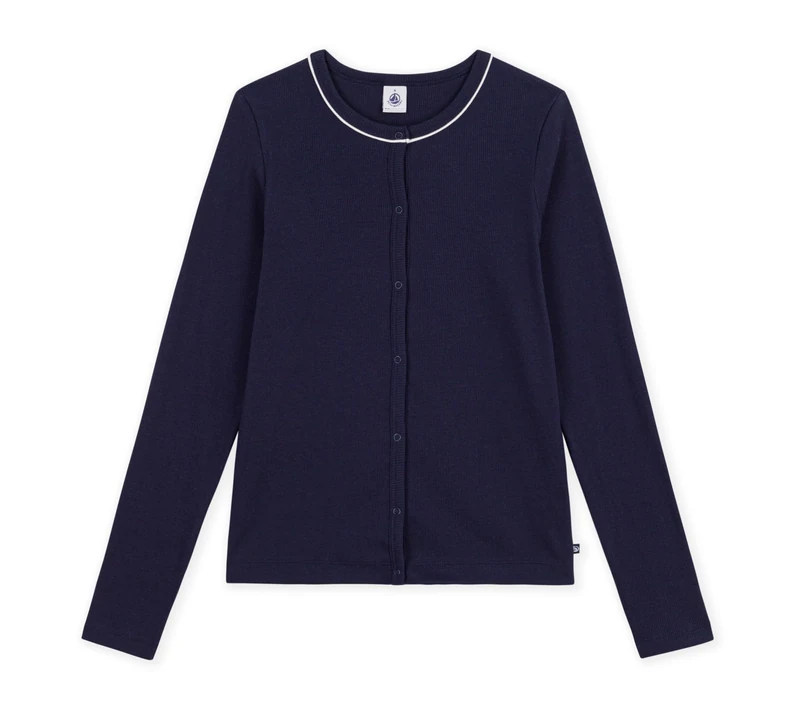 Women's Plain Cotton Cardigan