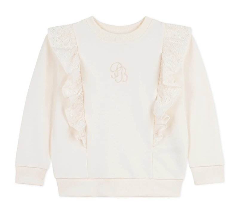 Petit Bateau Girls A0f47 Day Clothes, Milk, 12 Years