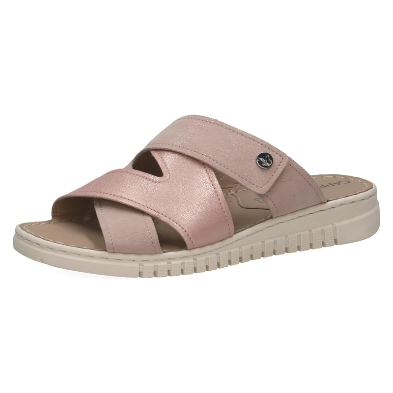 Caprice Women's Leather Sandal, Pink (ROSE PERLATO), 4 UK