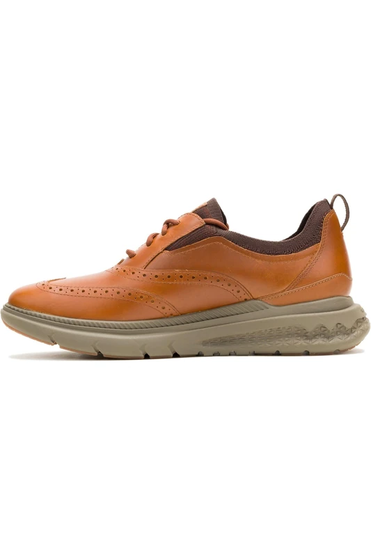 Hush Puppies Male Excel Wingtip, Tan, 7 - Image 1