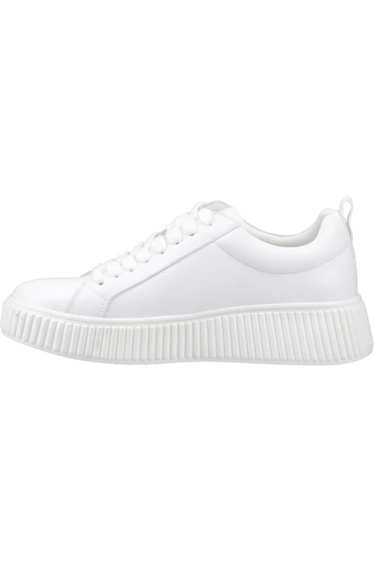 Hush Puppies Female Harlow Sneaker, White, 4