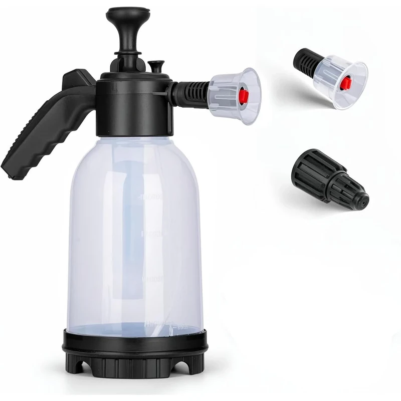 Livhome 2L Pump Foam Sprayer - Pressure Dual Nozzle Car Wash Gun