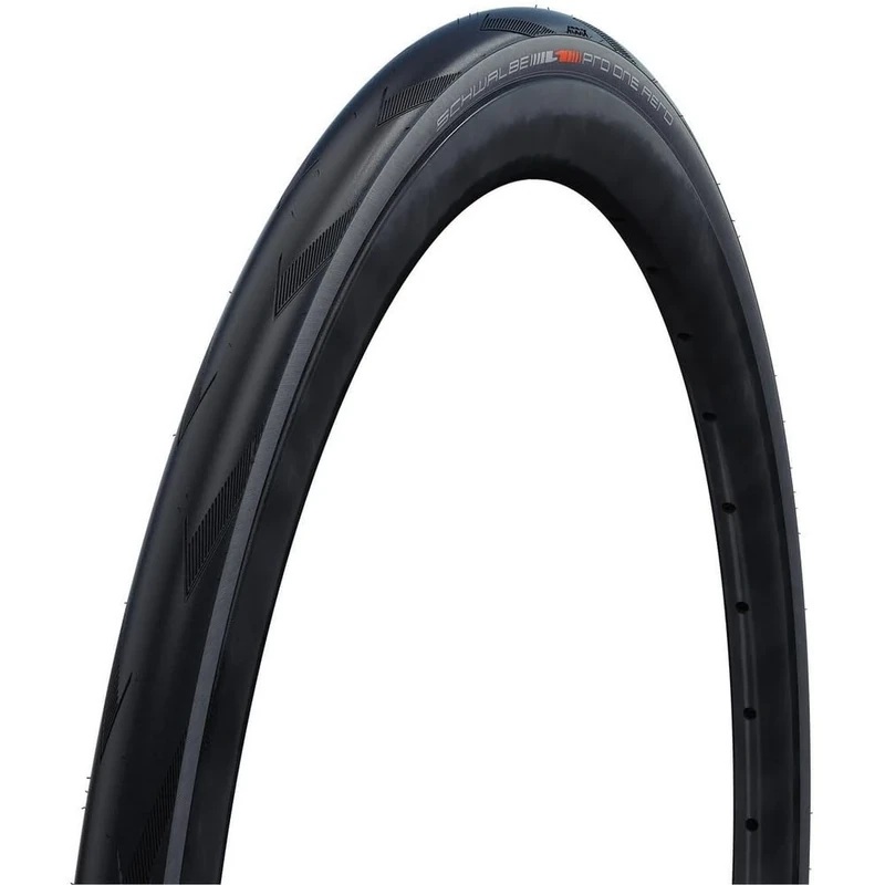 Schwalbe Pro One Aero Front Road Bike Tyre 28-622 TLR 235g Black