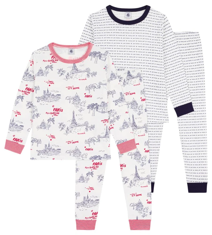 Set of Children's Printed Cotton Pyjamas