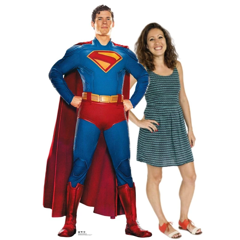 Star Cutouts SC4731 Superman Movie Hero Pose David Corenswet Lifesize Cardboard Cutout (193 cm) – DC Display for Fans, Birthdays & Events