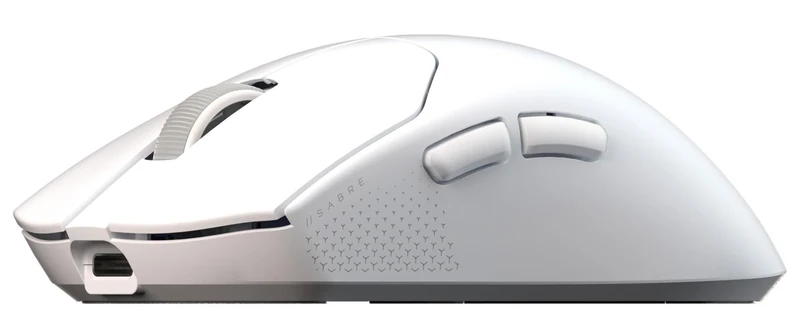 Corsair SABRE v2 PRO Ultralight FPS Wireless Gaming Mouse – 33,000 DPI, 36g Weight, 8,000Hz Hyper-Polling, Mechanical Switches, Up to 70-Hour Wireless Battery Life, Web Hub – White