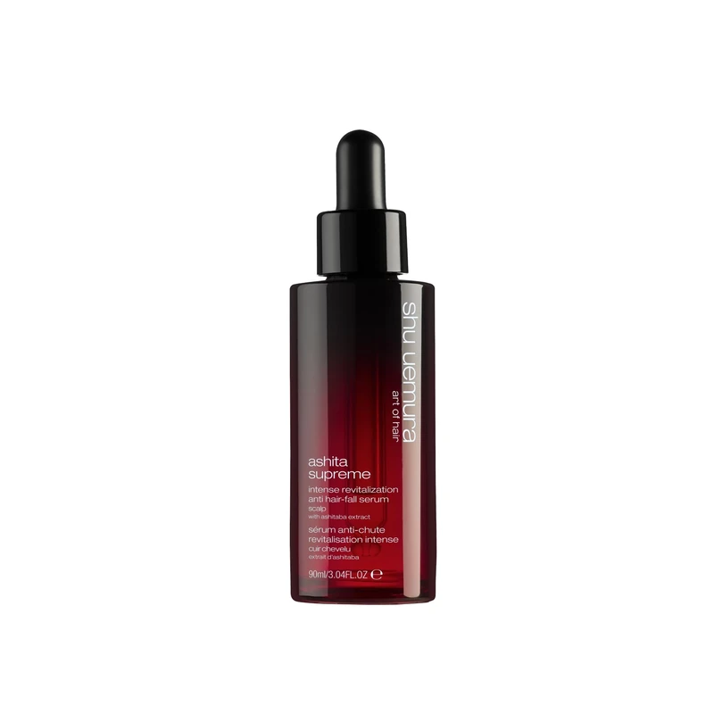 Shu Uemura Ashita Supreme, Anti-Hair Fall Serum, Revitalises Scalp and Roots, Enriched with Ashitaba Extract, 90ml