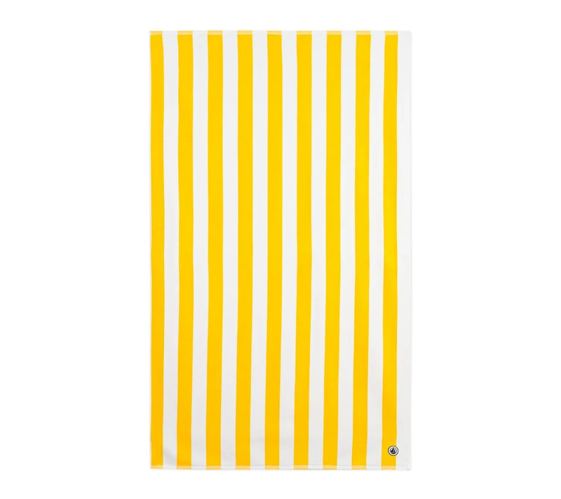 Striped Cotton Terry Beach Towel