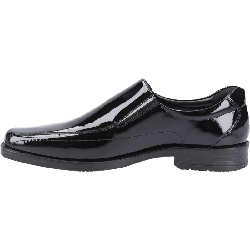 Hush Puppies Men's Brody Slip On Patent, Black, 6 UK