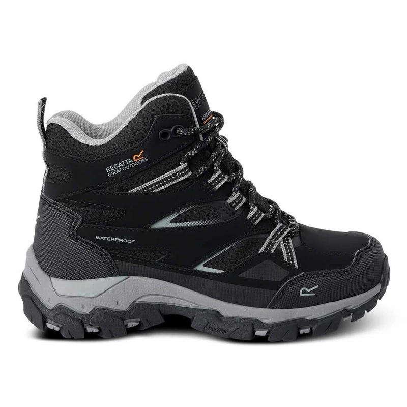 Regatta Kids Holcombe III Walking Ankle Boots Water Resistant Padded Hiking Footwear