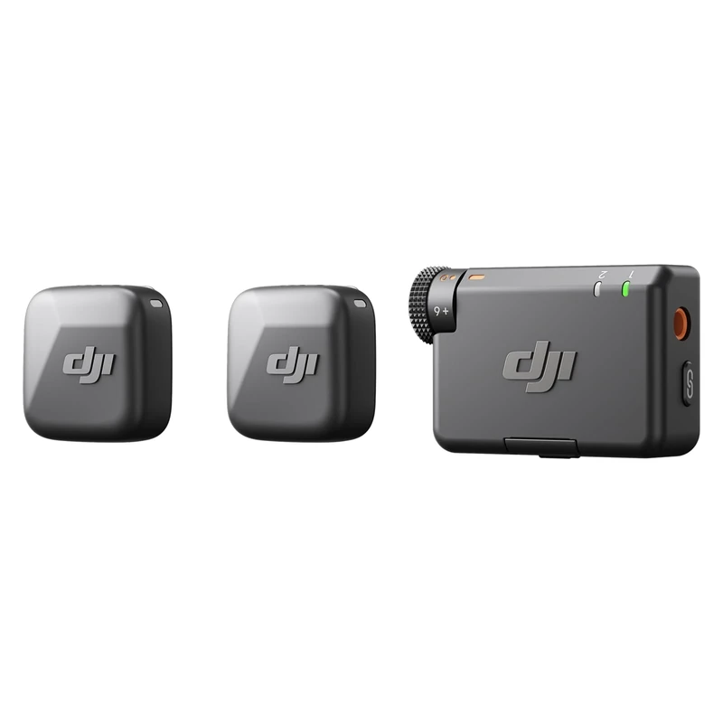 DJI Mic Mini (2 TX + 1 RX), Detail-Rich Audio, Wireless Lavalier Microphone for Camera/Android, 2-Person Vlog, Team Production