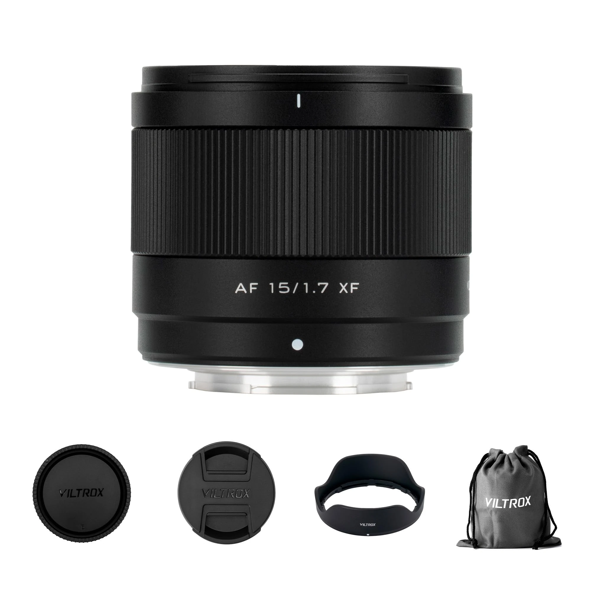 VILTROX 15mm F1.7 XF Lens for Fuji, AF 15mm f/1.7 Ultra Wide Angle Autofocus APS-C XF Lens Compatible with Fujifilm X-Mount Cameras X-A7 X-E4 X-H1 X-Pro3 X-S10 X-T2 X-T3 X-T4 X-T30 X-H2 X-T5 X-T50