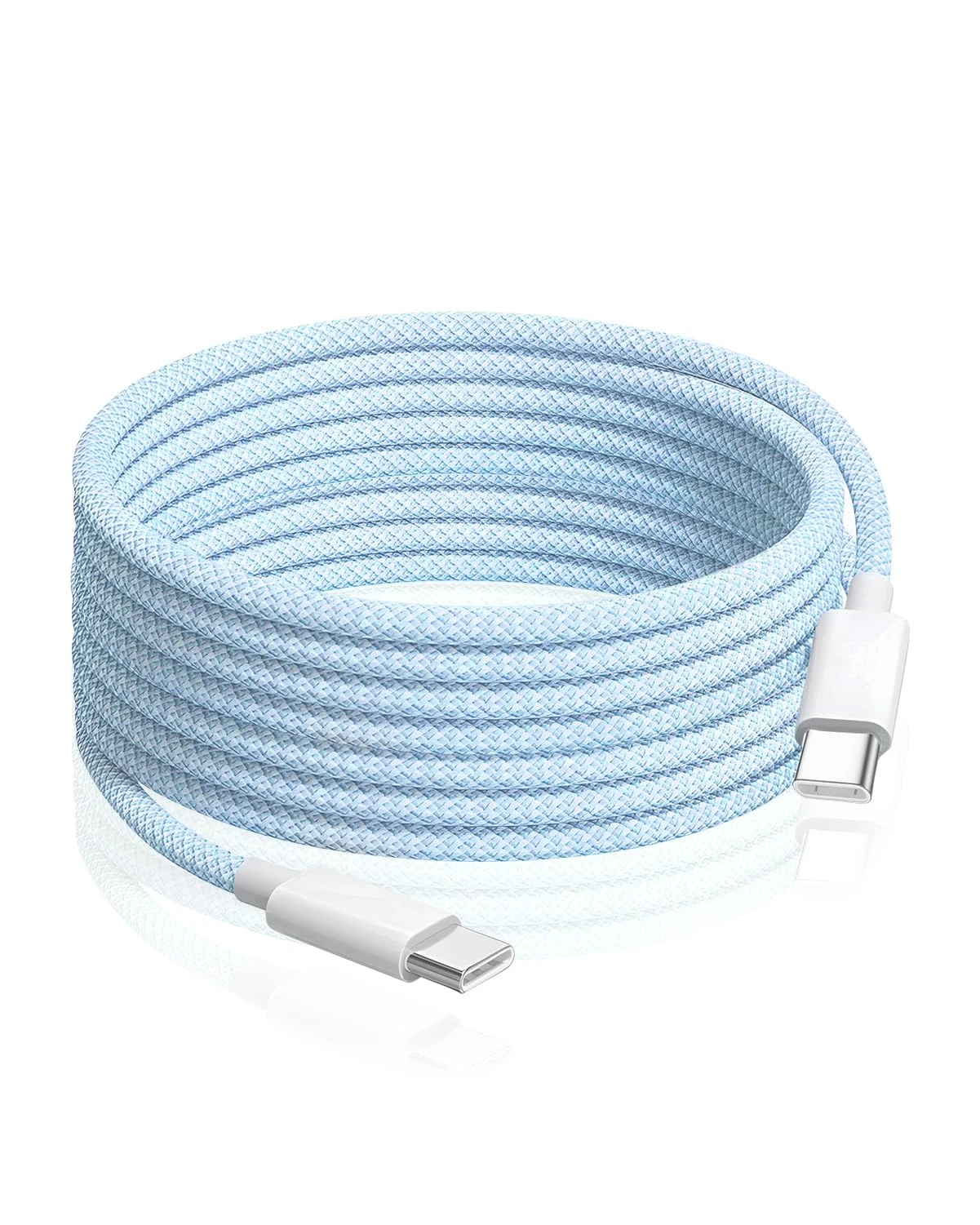 3M USB C to USB C Charger Cable Charging Cable for iPhone 16 15,60W Type C to C Long Charger Cable Cord Fast Charging Cable for iPhone16 Plus/16 Pro/16 Pro Max/15 Pro/15 Pro Max,iPad Pro/Mini (Blue)