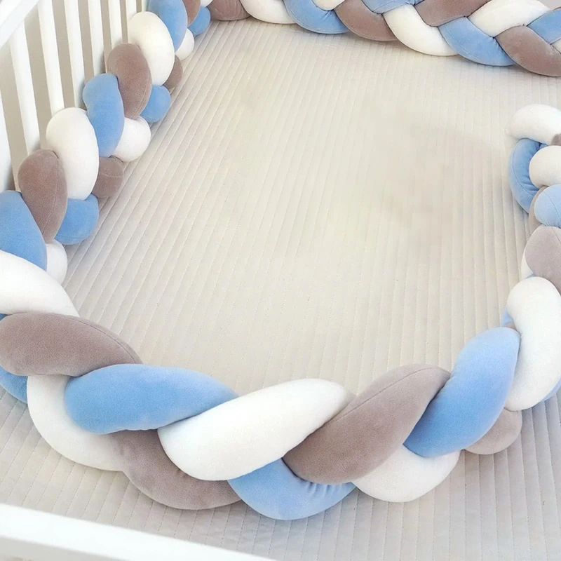 GYCS Knotted Cushion, Decor Knot Pillow, Handmade Soft Knot Pillow, Braided Knotted Cushion, Cotton Bed Set All Round Braided Protector for Room Bed,A08,400cm