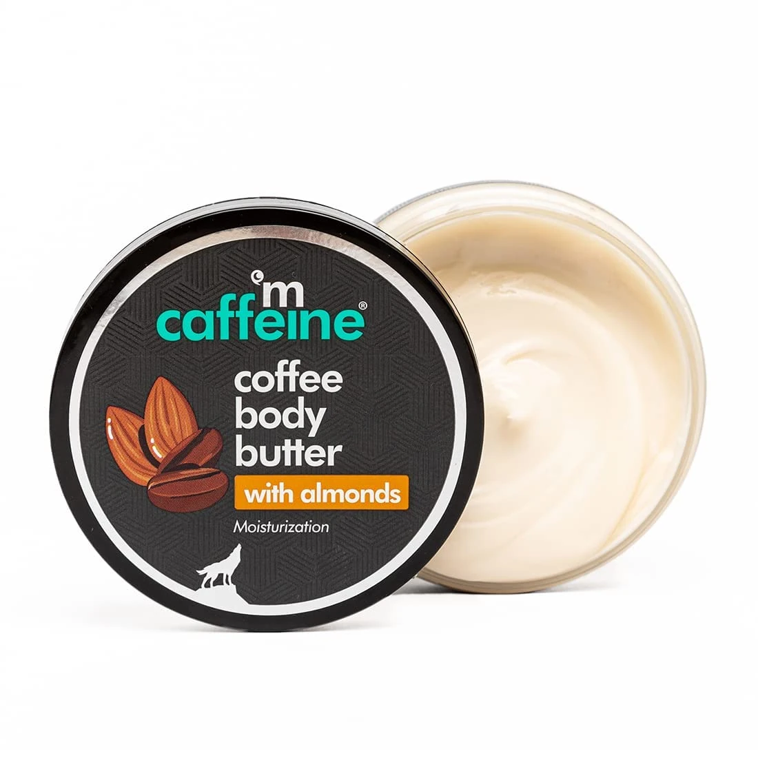 Coffee & Almonds Body Butter with Shea Butter for Deep Moisturization & Soft Skin -Nourishes Dry Skin | Non-Sticky Moisturizer | Coffee-Almond Aroma | Shea Body Butter for Women & Men -100 g