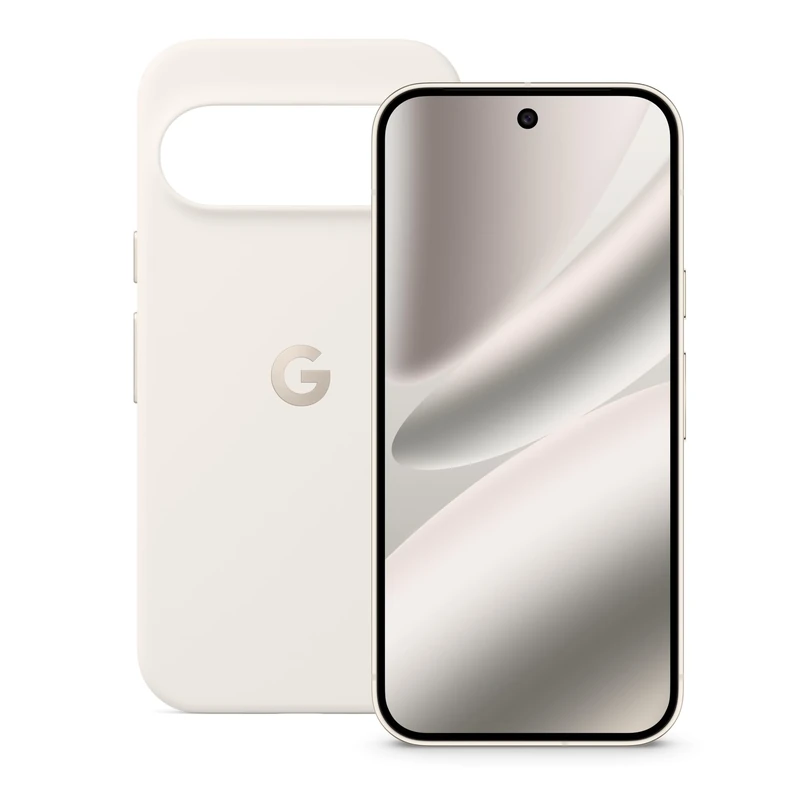 Google Pixel 10 Pro - Unlocked Android Smartphone with Gemini, Triple Rear Camera System, 24+ Hour Battery and 6.3" Super Actua Display - Porcelain, 256GB+Case