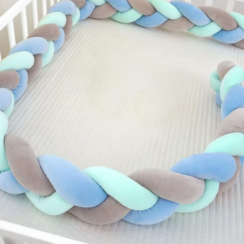 GYCS Knotted Cushion, Decor Knot Pillow, Handmade Soft Knot Pillow, Braided Knotted Cushion, Cotton Bed Set All Round Braided Protector for Room Bed,A10,400cm