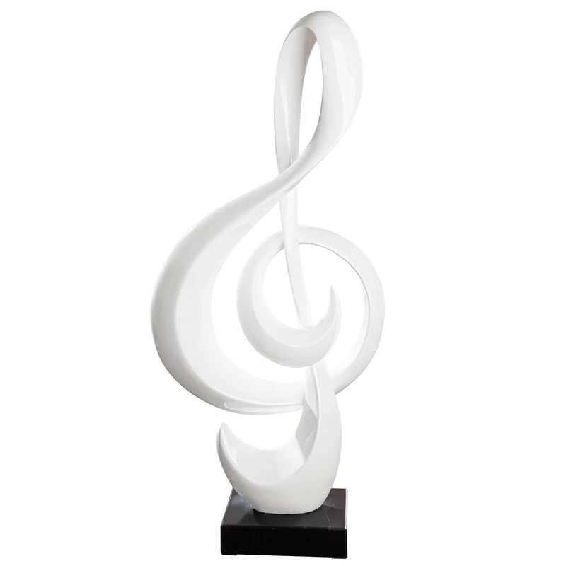 Casablanca modernes Design Decorative Sculpture, Resin, marble, White, Höhe 83 cm - Image 1