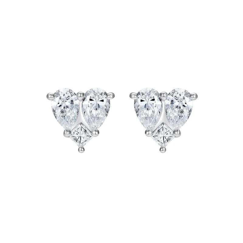 Nadine Aysoy, Catena Illusion Diamond Heart Shaped Earring