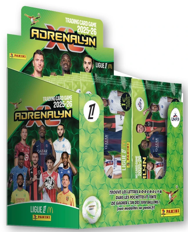 Panini Adrenalyn Ligue 1 McDonald's 2025-2026 Trading Cards Game Box of 50 Sleeves