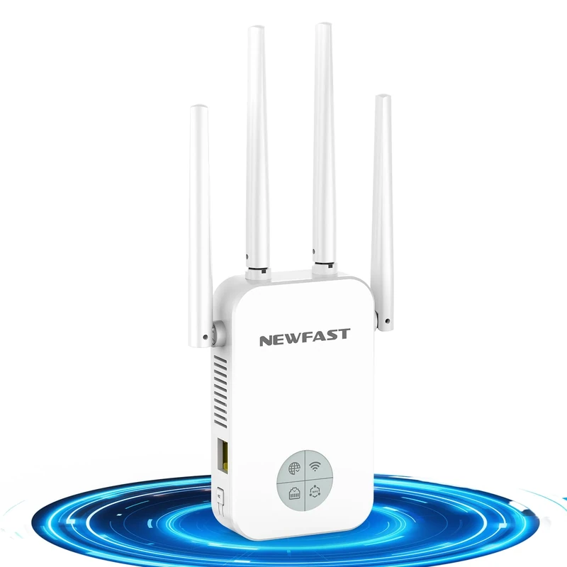 NEWFAST 1200Mbps WiFi Range booster UK PlugSHDZ-NDRE523-W-UK-S731-01