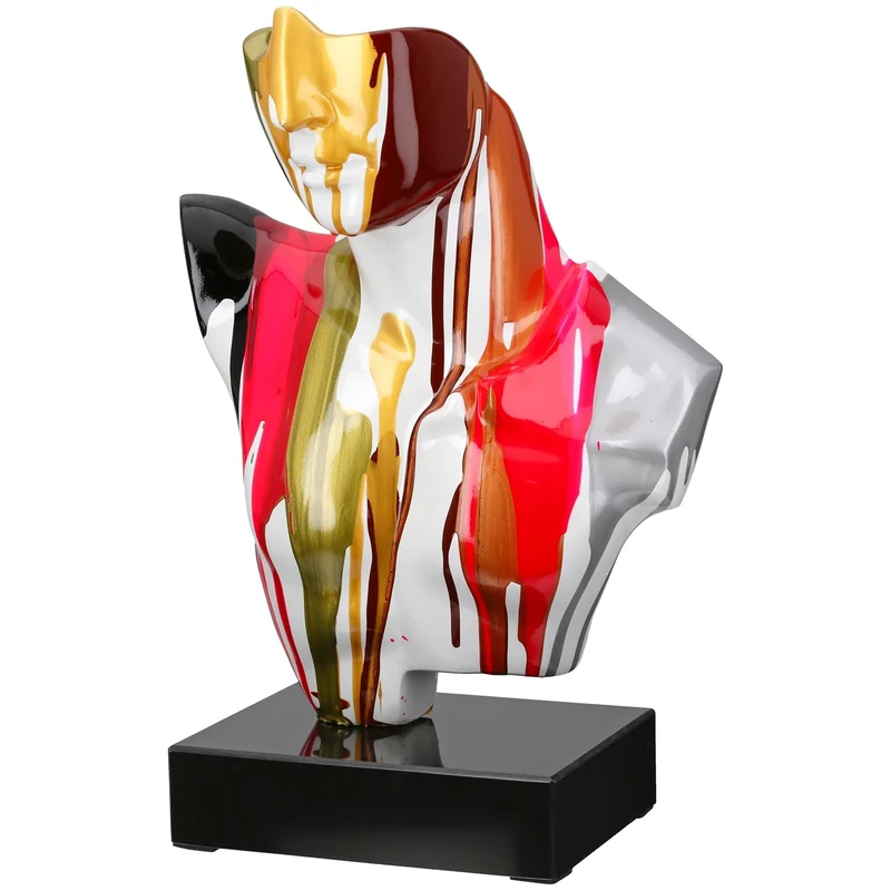 Casablanca modernes Design Decorative Sculpture, Resin, marble, Multicoloured, Höhe 41 cm