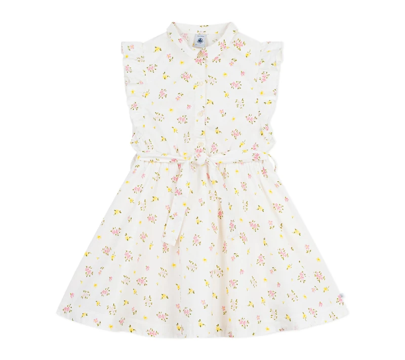 Petit Bateau A0fze Day Clothing, Marshmallow/Multico, 12 Years for Girls and Girls