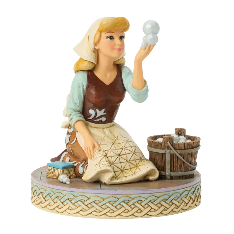 Disney Traditions Cinderella with Bubbles Figurine