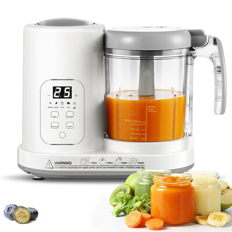 TopStrong Baby Food Maker - Steamer and Mixer with Heating