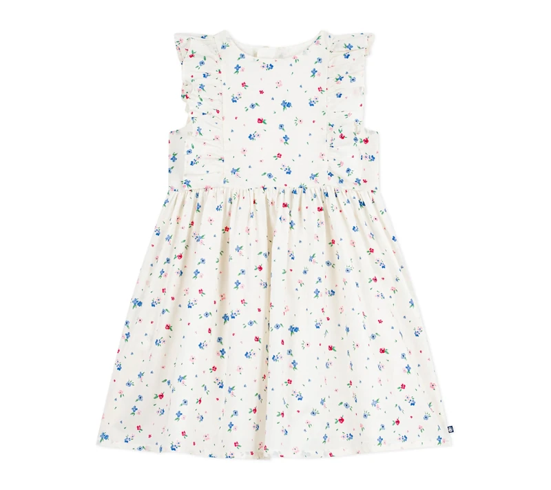 Petit Bateau A0fiw Day Clothing, Marshmallow/Multico, 12 Years for Girls and Girls