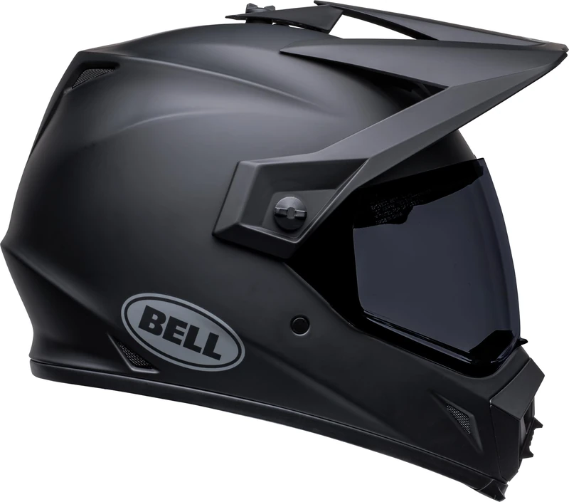 Bell MX-9 Adv Mips Solid Ece Helmet, Polycarbonate Shell, Mips Energy Management, Adjustable Visor, Velocity Flow Ventilation, Removable Washable Liner, Color: Matte Black, Size: 2X