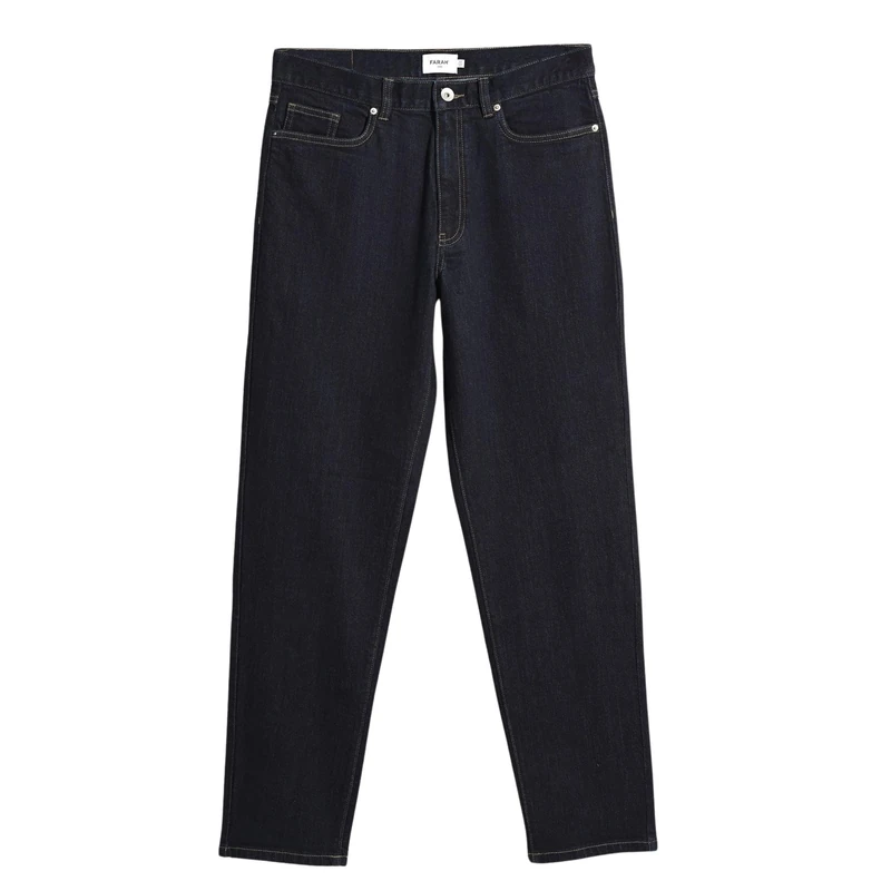 Farah Men's Norwood STR RI Jeans, Rinse Denim, 34