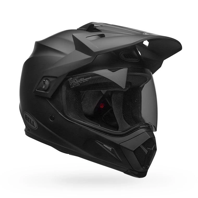 Bell MX-9 Adv Mips Solid ECE Helmet, Polycarbonate Shell, Mips Energy Management, Adjustable Visor, Velocity Flow Ventilation, Removable Washable Liner, Color: Matte Black, Size: 3X