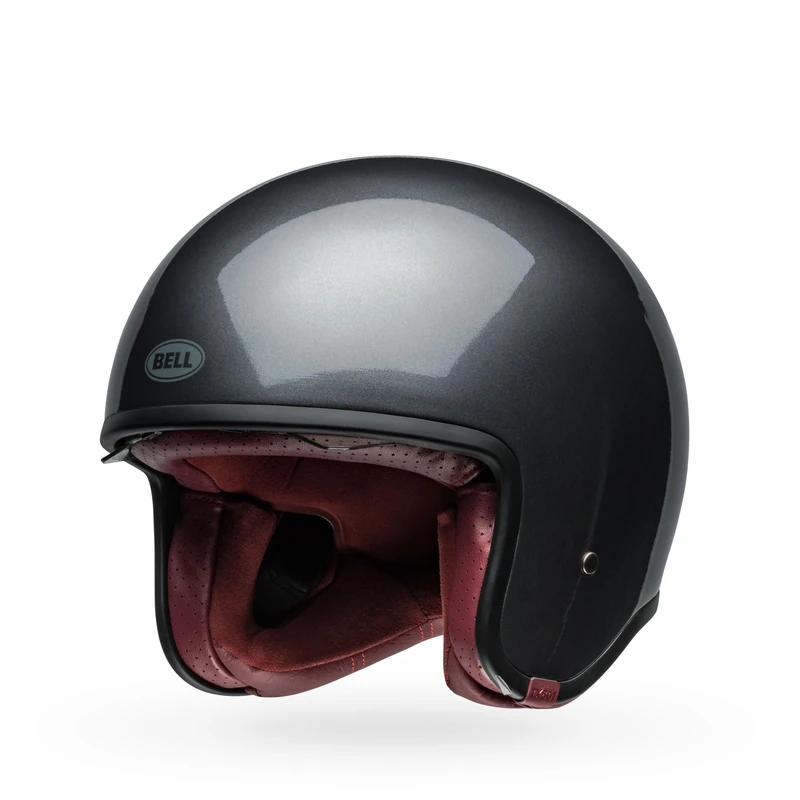 Bell TX-501 Solid ECE Open-Face Helmet, Modern Features & Performance, Inspired by Historic 500-TX, Color: Starship Grey, Size: 2X