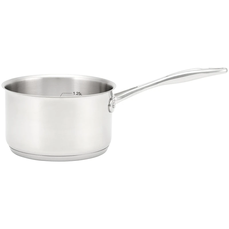Stellar Profile 16cm Saucepan – 1.25L Stainless Steel 18/10 Cooking Pan, Induction Suitable, Dishwasher Safe