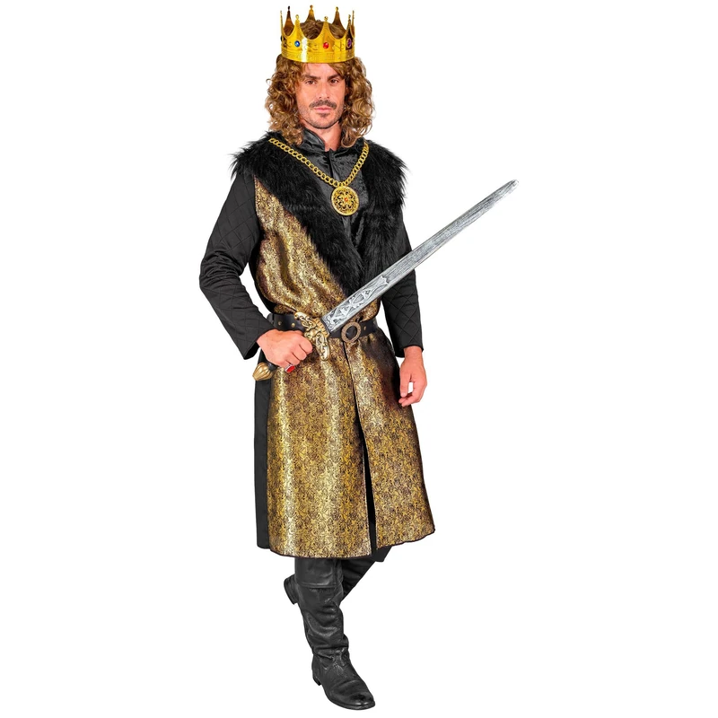 W WIDMANN MILANO Party Fashion 22200 König Kostüm Costume, Multicoloured, XXL
