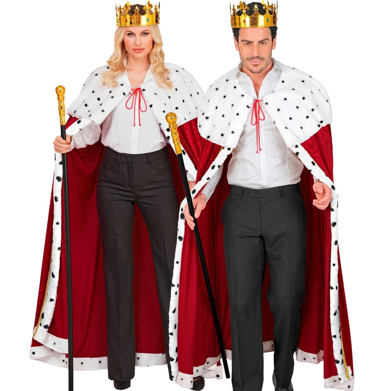 W WIDMANN MILANO Konig Kostum Costume - Red Cape and Crown