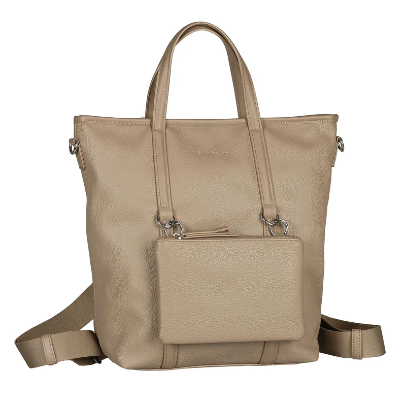 TOM TAILOR Women Jamila Backpack, Beige, Medium - Image 1