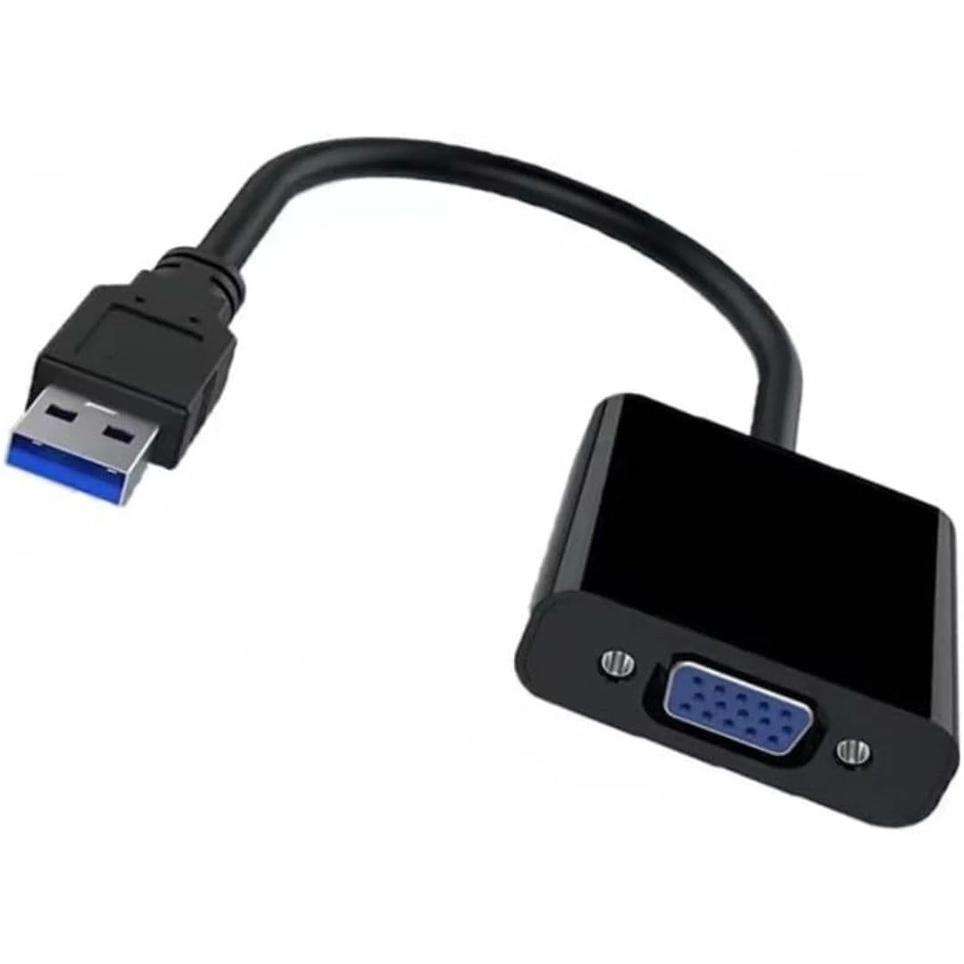 USB to VGA Adapters,USB 3.0/2.0 to VGA Adapter Multi-Display Video Converter- PC Laptop,Desktop, Laptop, PC, Monitor, Projector, HDTV (Black(Usb to Vga))