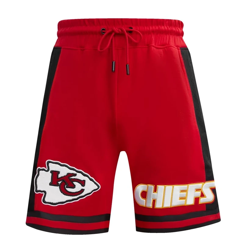 Pro Standard Mens NFL Kansas City Chiefs Retro Classics Athletic Short Red/Black XL