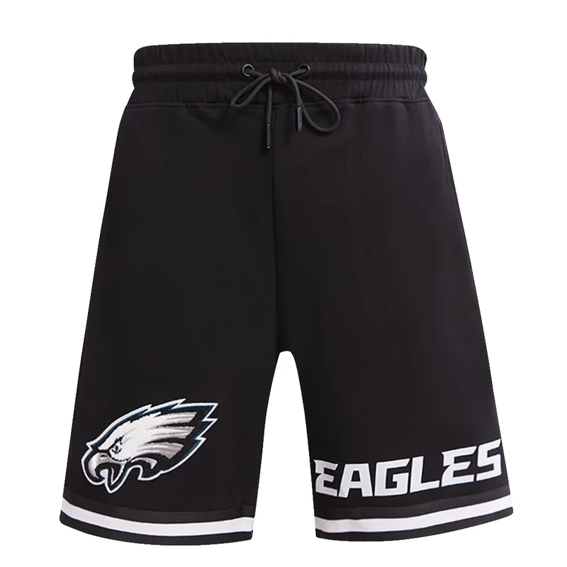 Pro Standard Mens NFL Philadelphia Eagles Classic Chenille Athletic Short Black M