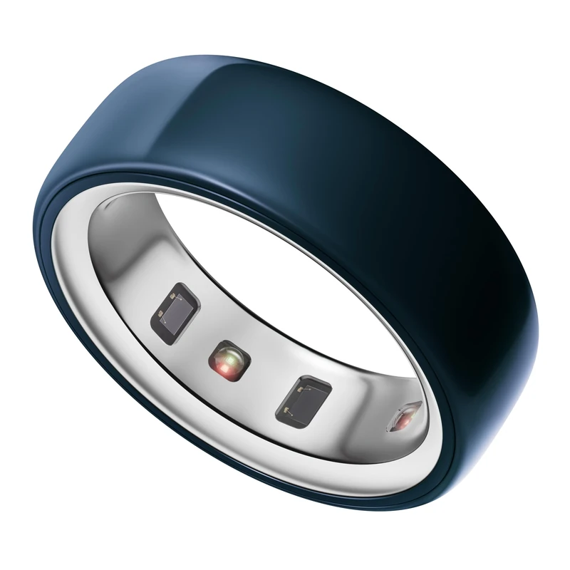 Oura Ring 4 - Ceramic Midnight - Size 7 - Smart Ring | Non-Standard Fit – Measure with Oura Ring 4 Size Kit | Sleep, Heart Rate and Fitness Tracking Wearable | 8-Day Battery, iOS/Android Compatible