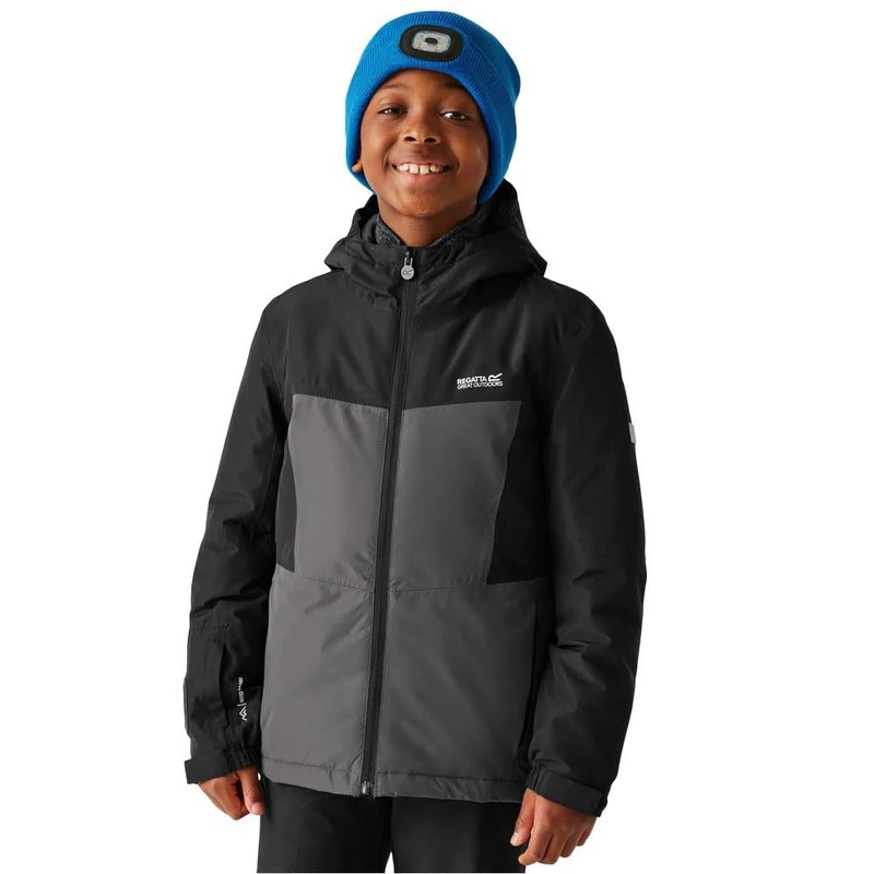 Regatta Kids Beamz Waterproof Jacket Reflective Trims Insulated Breathable Winter Coat
