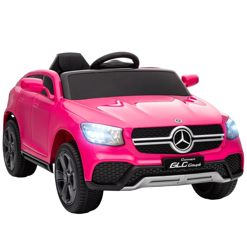 AIYAPLAY Mercedes-Benz GLC Coupe Kids Ride on Car - 12V Pink