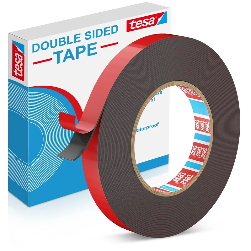 Emitever 6411 Heavy Duty Double Sided Tape - 15mm x 8.2m, Super Strong Mounting Tape, Waterproof Acrylic Foam High Adhesion, Suitable for Automotive, Home Decor, Outdoor Repairs, Installation