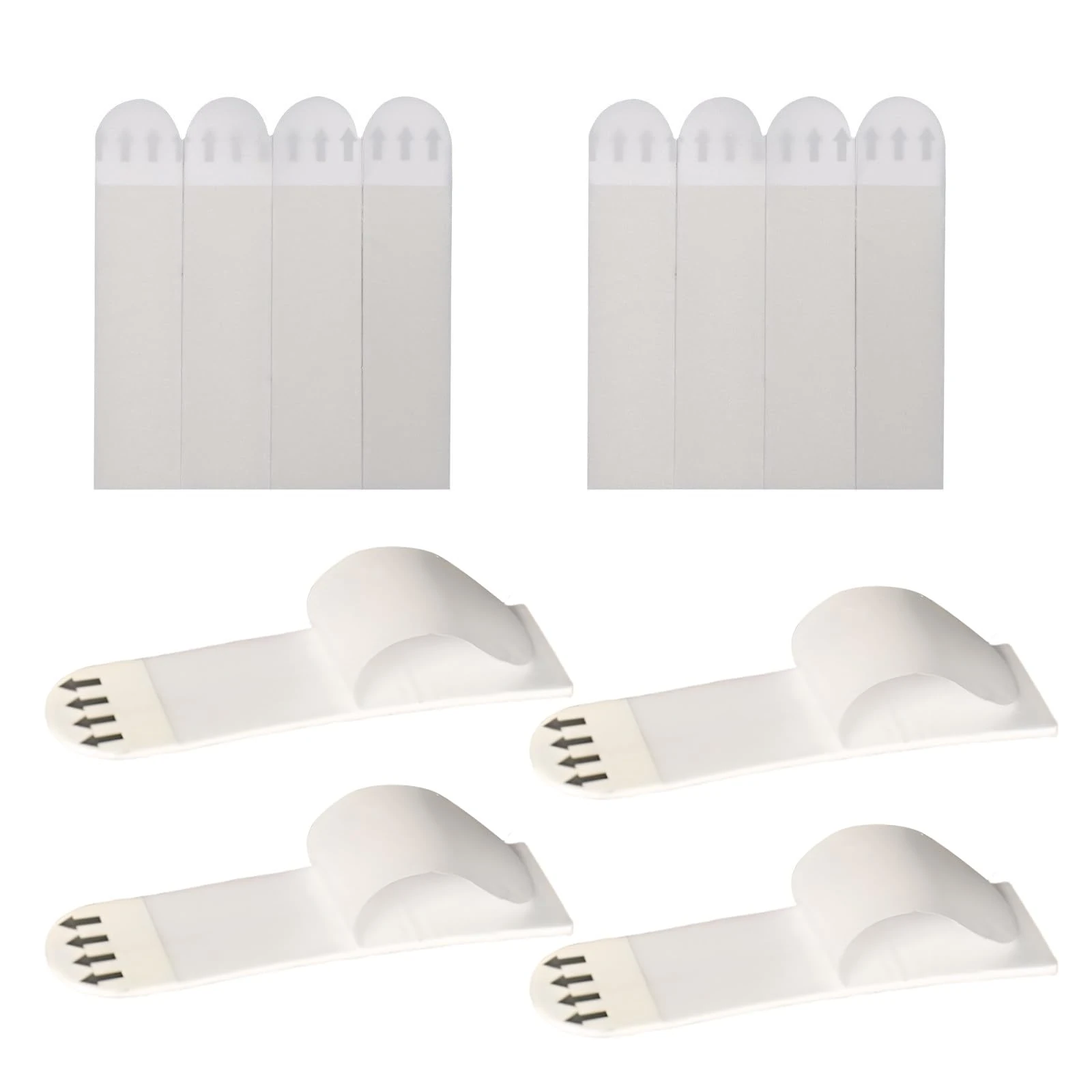 12 Pairs Picture Hanging Strips Heavy Duty,Medium No Nails Adhesive Extra Strong Anvas Hanger,3M Photo Frame Wall Stickers for Pictures, Frames,Mirrors,Poster Refill Mounting